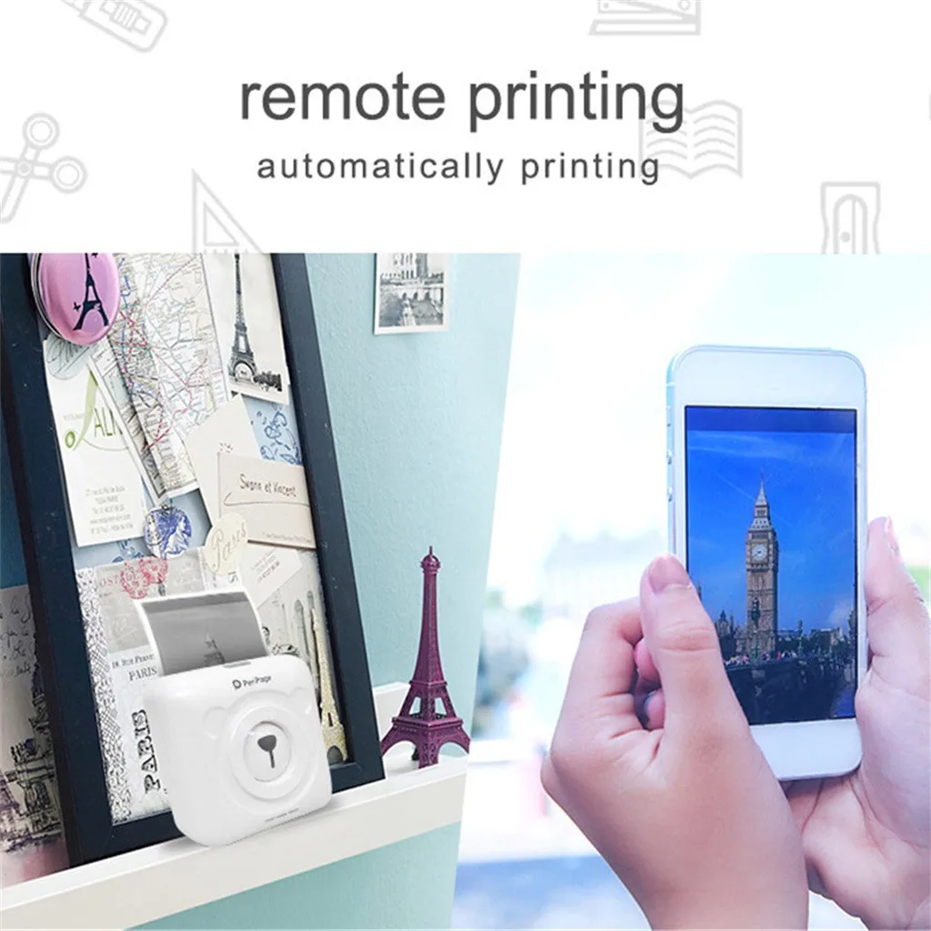 HIINST For Android IOS Mobile Phone Thermal Portable Bluetooth Printer 58mm Wireless POS Image Photo JAN15 | Игрушки и хобби