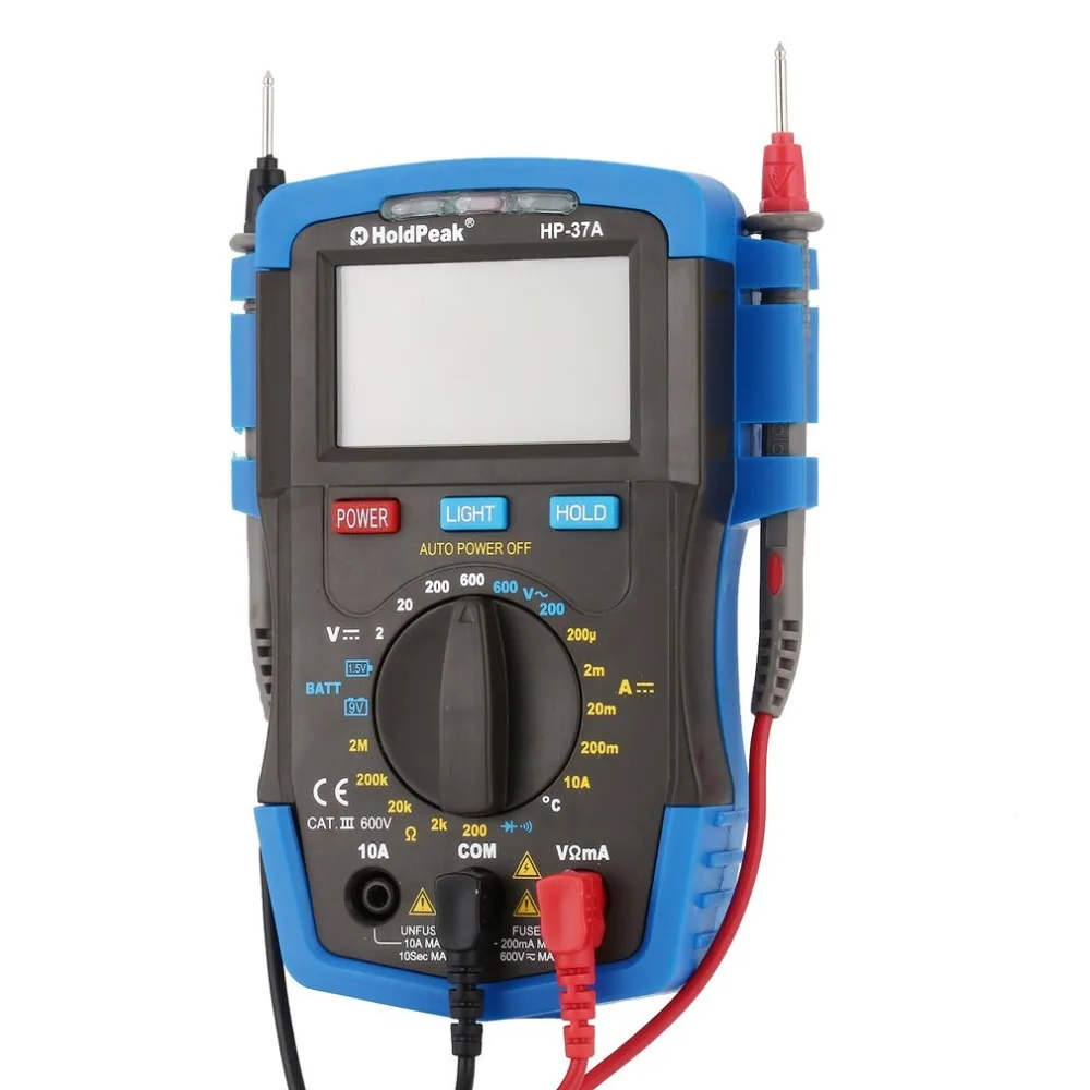 DC/AC Digital Multimeter HP-37A/HP-37B/HP-37C/HP-37K Temperature Resistance Capacitance Frequency Duty Cycle Tester Meter | Инструменты