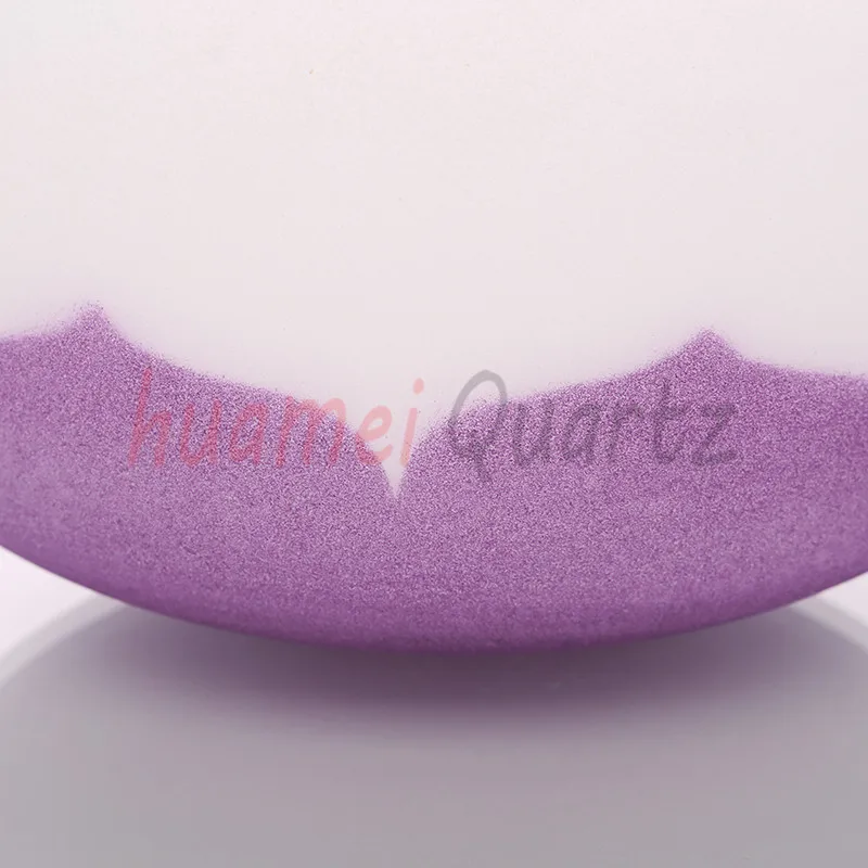 10 дюймов цветной Лотос с логотипом чакры матовая кварцевая Поющая чаша