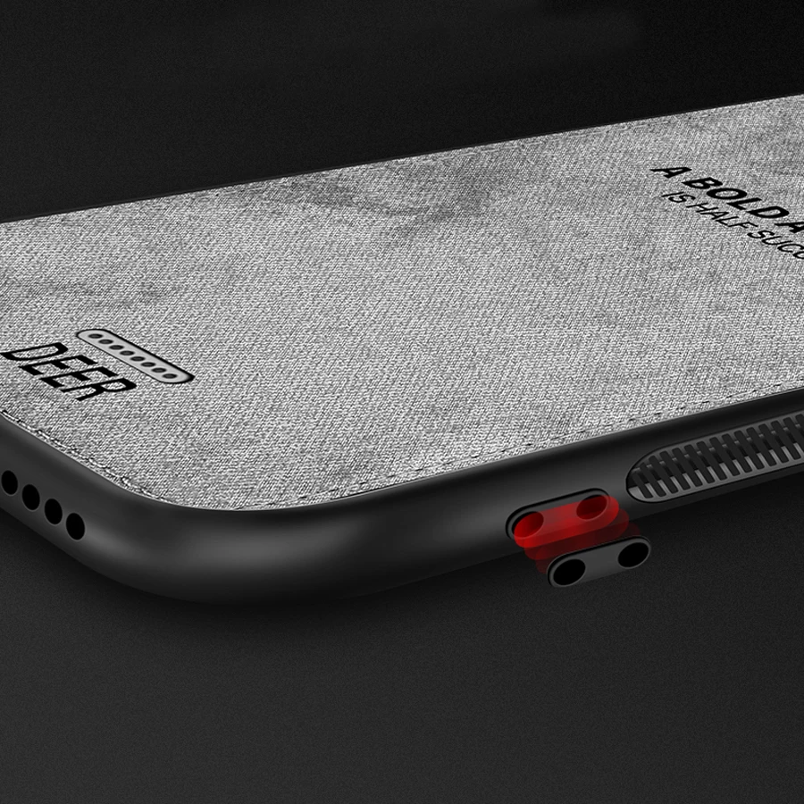 Xiaomi Redmi 6A чехол на 5 45 &quotгибридный матовый тканевый силиконовый защитный для xiaomi 6