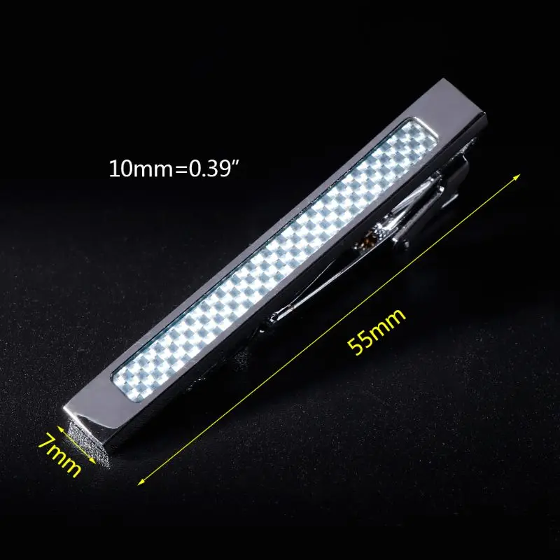 2 шт./компл. зажим для галстука мужские галстуки из углеродного волокна