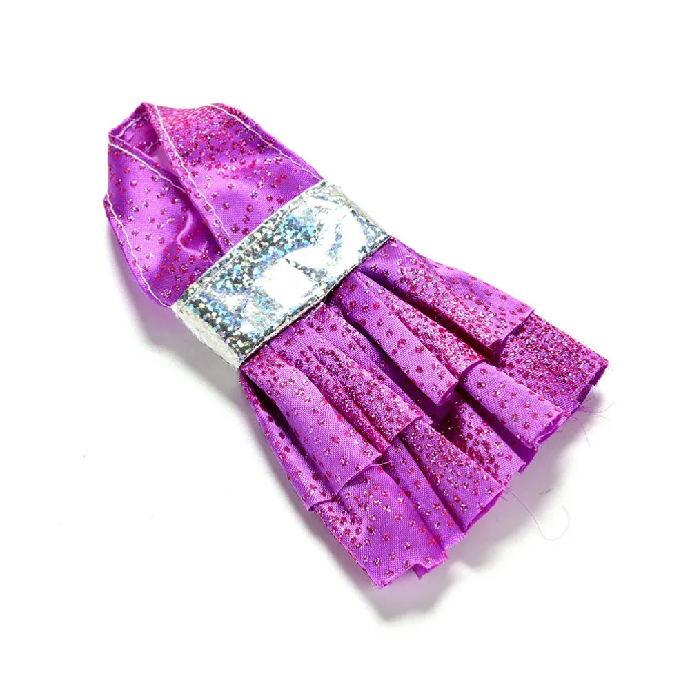 Новое поступление 2016 лидер продаж Летнее мини-платье для кукол модное фиолетовое