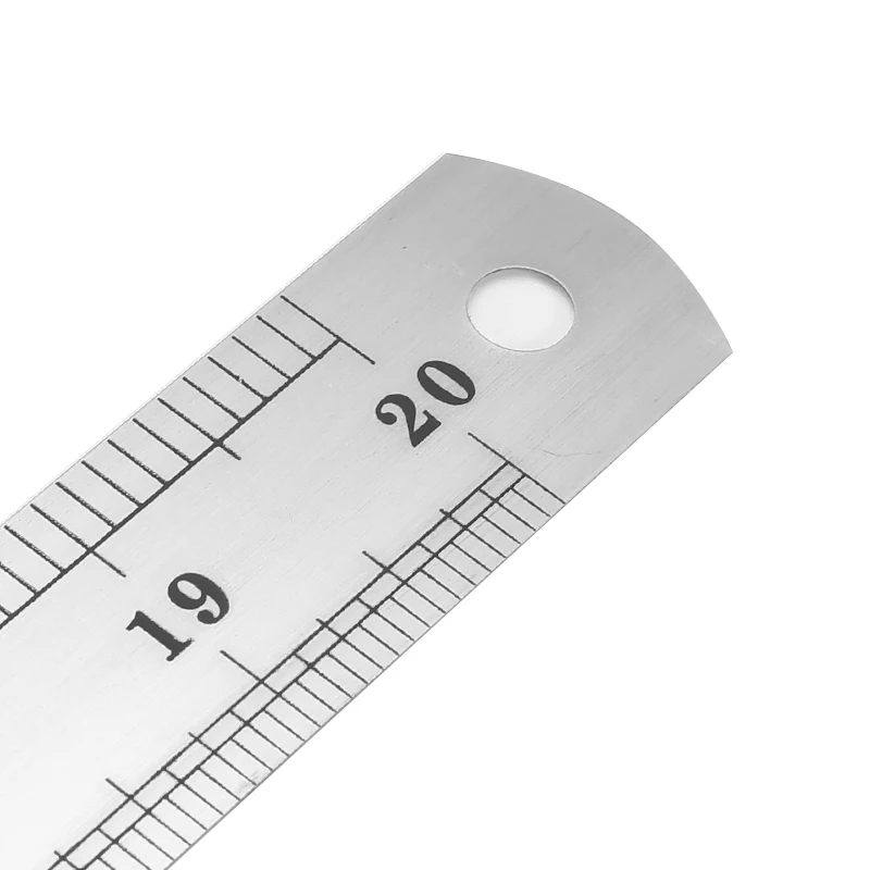 1Pcs High Quality Double Side Scale Stainless Steel Straight Ruler Measuring Tool 50cm School Office Supplies | Канцтовары для