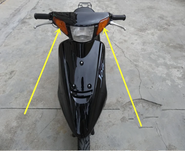 Мотоцикл аксессуары для YAMAHA JOG ZR 50 3KJ Мотоцикл Скутер передний указатель поворота светильник мотоцикл индикаторный светильник