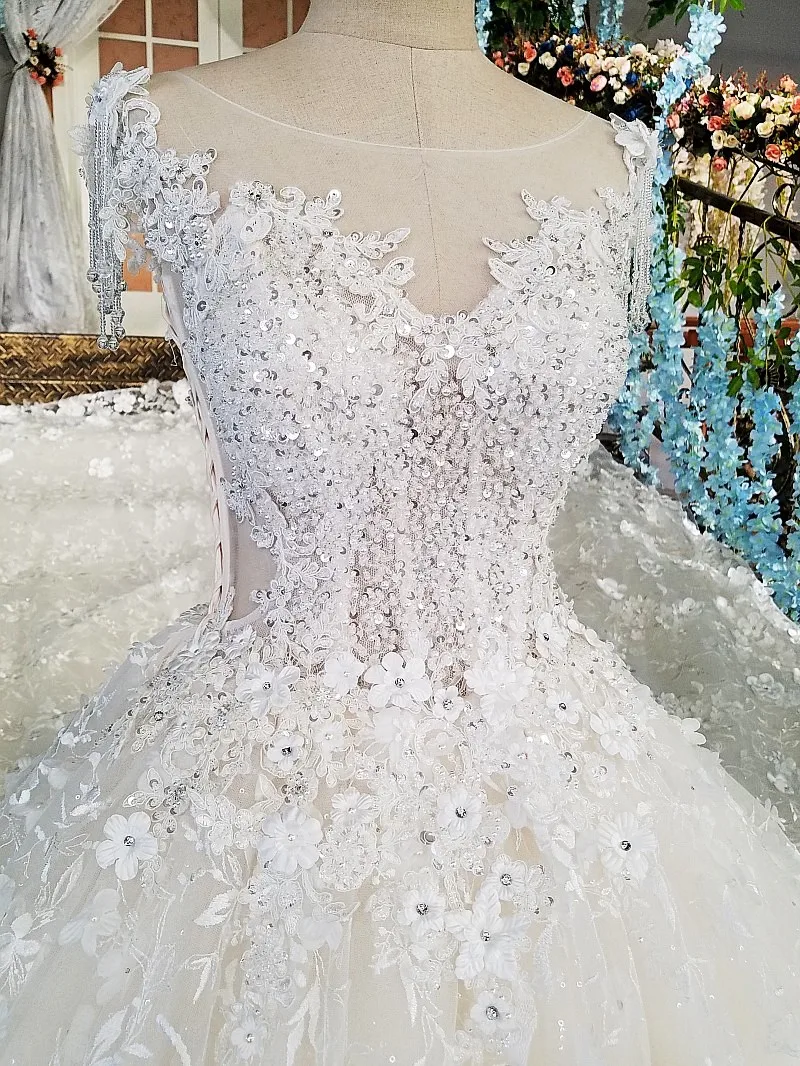 LS00174 свадебное платье с кружевомfemal sexy girls backless vestidos de cóctel al por mayor telas de encaje africano vestidos de novia tren de la catedral de malla francesa
