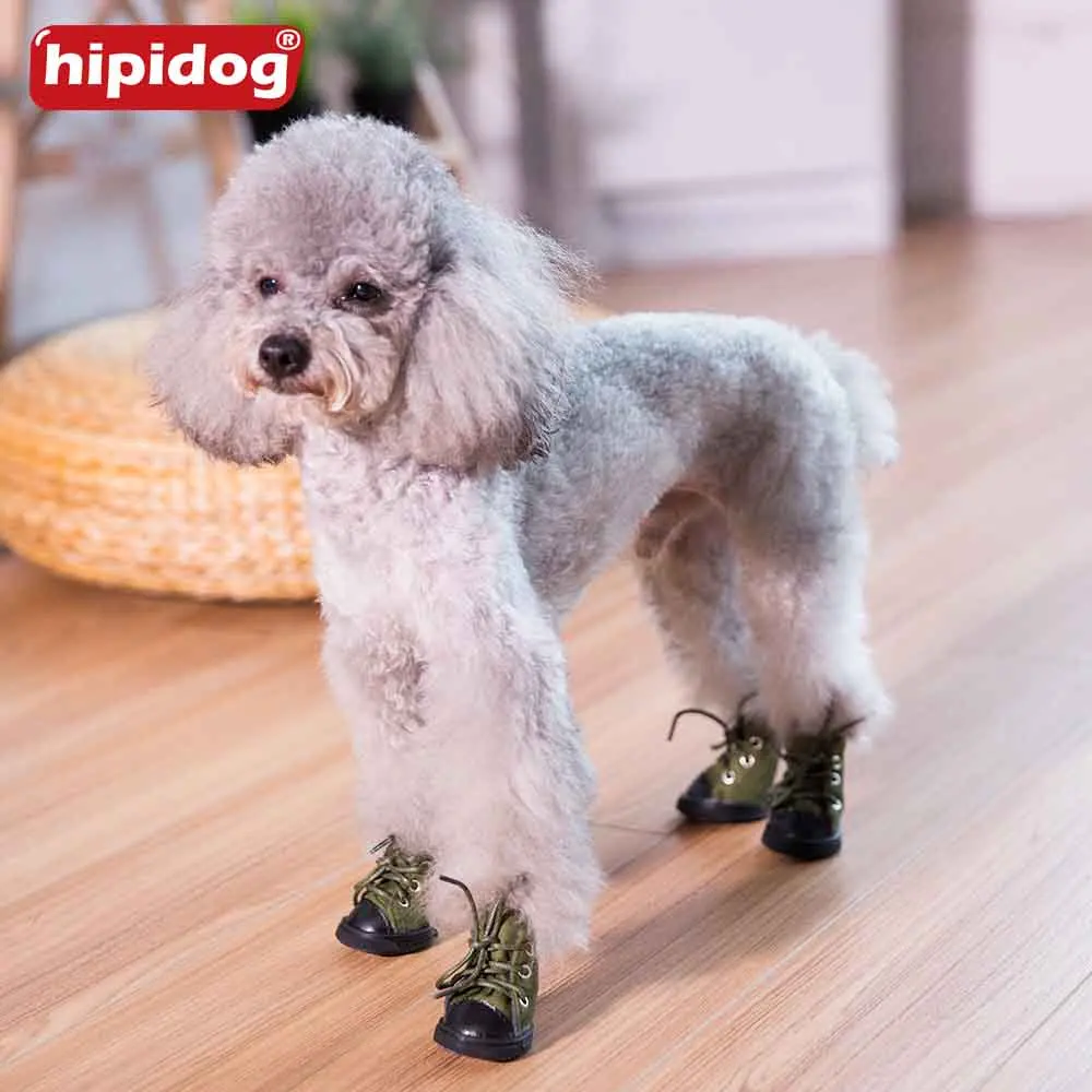 Hipidog зима осень кошка собака обувь освобождение Нескользящие мягкие парусиновые
