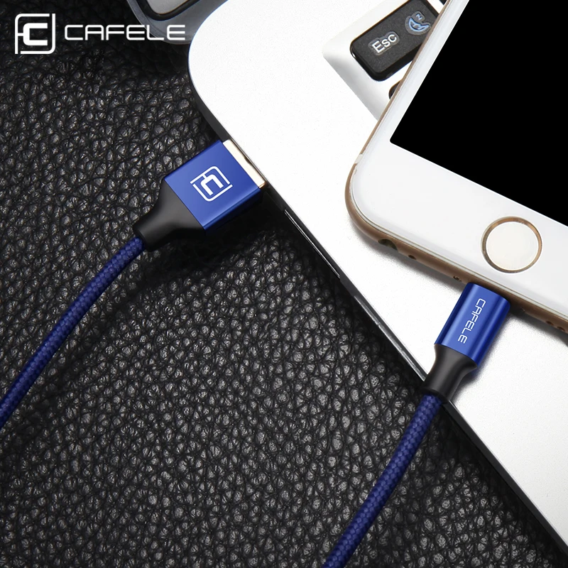 Cafele USB кабель для мобильного телефона iPhone X Xs Max Xr 8 7 6 6S Plus зарядка кабелей