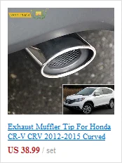 Автомобильный Стайлинг S'Steel глушитель наконечник для VW Jetta MK6 1,4 T Golf 5 6 Golf 7 MK7 Bora Polo 6R отделка хвостовой трубы авто аксессуары