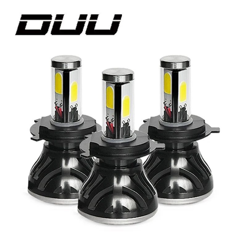

DUU G5 H1 H3 H7 H11 9005 H4 car LED Headlights COB 60W 8000LM AUTO headlights headlamp kit Bulb Automobiles Headlamp 4 Sides