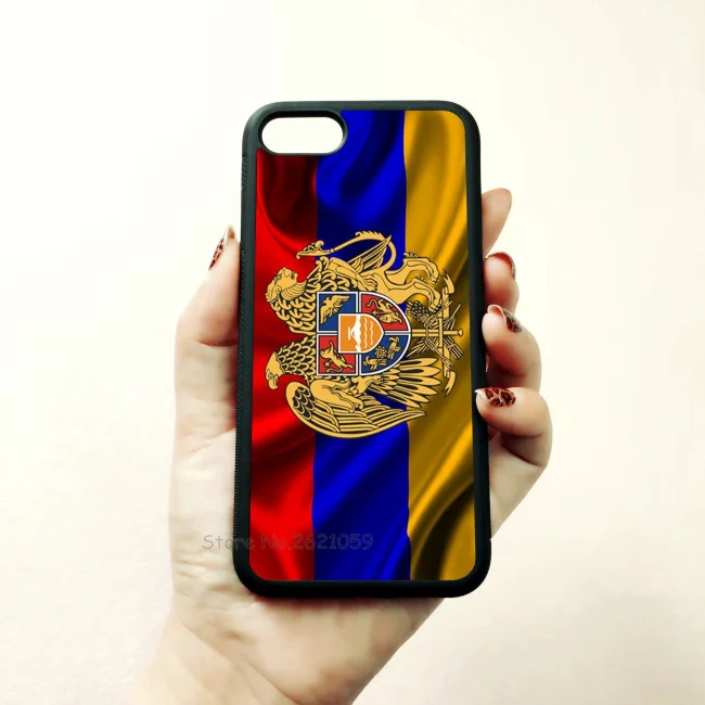 MaiYaCa, мягкий силиконовый чехол для телефона с лентой и флагом армян для apple iPhone 11 pro max 5S SE 6 6s 7 8 plus XR XS MAX, чехол - Цвет: B5730