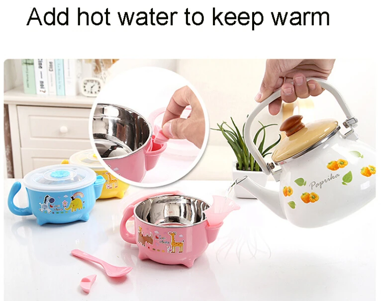 Детский набор для еды детская тарелка кормления ребенка миска детей посуда из