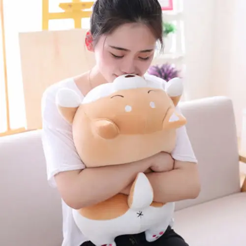Plush Stuffed Animal Big Shiba Inu dog Toy Pillow Soft Cushions Gifts Pet Doll | Дом и сад
