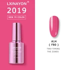 LXINAYON 12 мл Гель-лак для ногтей, полуперманентный набор гелевых лаков, отмачиваемый Матовый верхний слой, УФ Гель-лак, краска, полуперманентный Гель-лак