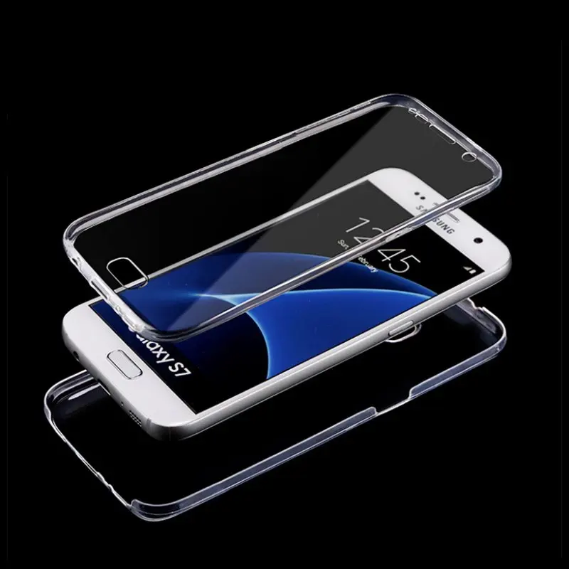 Передняя Задняя крышка чехол для Samsung Galaxy S7 S8 Plus S 8 Edge полная защита тела