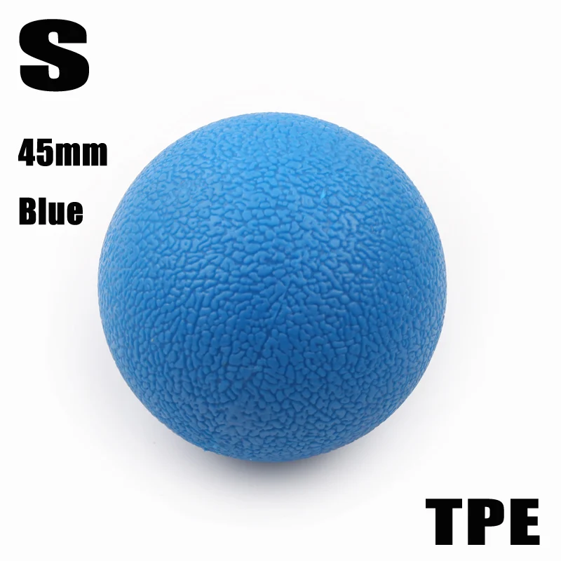 S blue ITSTYLE мяч для Лакросса спортивные мышцы расслабляющие усталость ролик Тренажерный Зал Фитнес Массаж терапия триггер точка тела Йога упражнения мяч - Цвет: S blue