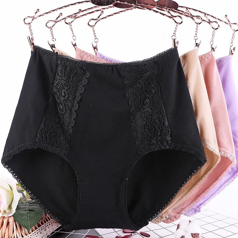 La MaxPa Sexy underwear women panties high waist body shaping briefs comfortable female plus size 6XL k2016 |