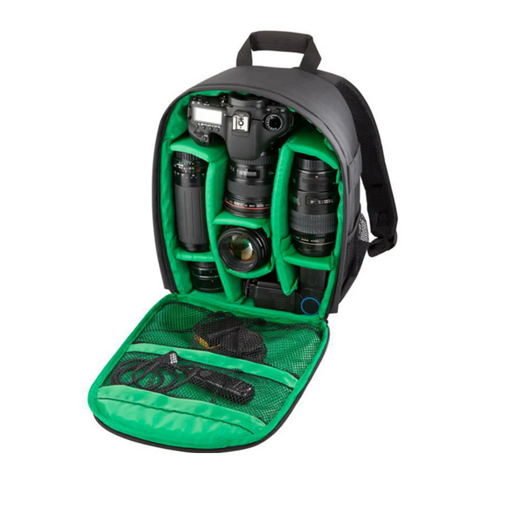 Камера andoer сумка водонепроницаемый DSLR рюкзак 13x10,4x4,9 дюймов Размер для DSLR камеры s беззеркальная камера s объектив вспышки штатив