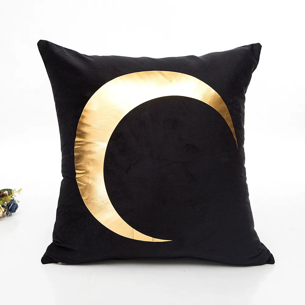 Новинка 2019 декоративная наволочка для подушки экологичный золотой чехол дивана