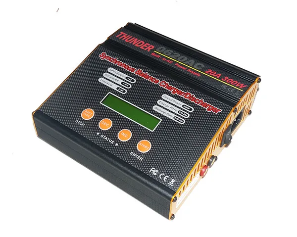 

THUNDER 0620AC AC/DC Dual Input 300W/ 20A Compact Multi-function Battery Charger for RC Model