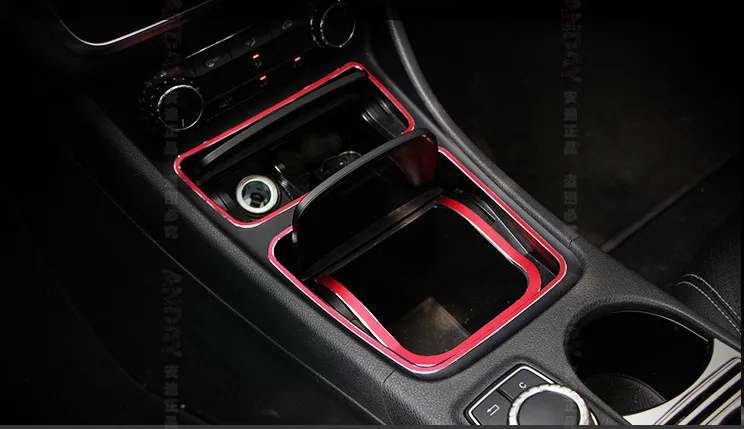 Аксессуары для Mercedes Benz GLA 260 CLA A200 W176 C117 W117 X156 коробка хранения зеркальная отделка