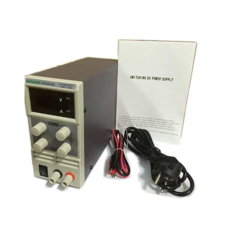 KPS3010D Adjustable High precision double LED display switch DC Power Supply protection function 30V10A 110V-230V 0.1V/0.01A | Инструменты