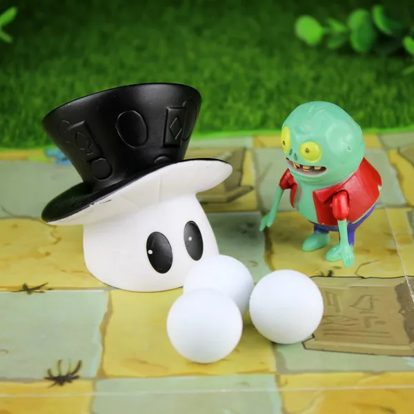 Новинка PVZ 28 стилей новая игра растения прививка Домби Peashooter ПВХ фигурка модель игрушки Аниме Фигурка горох Подсолнух Дыня 10 см - Цвет: 17