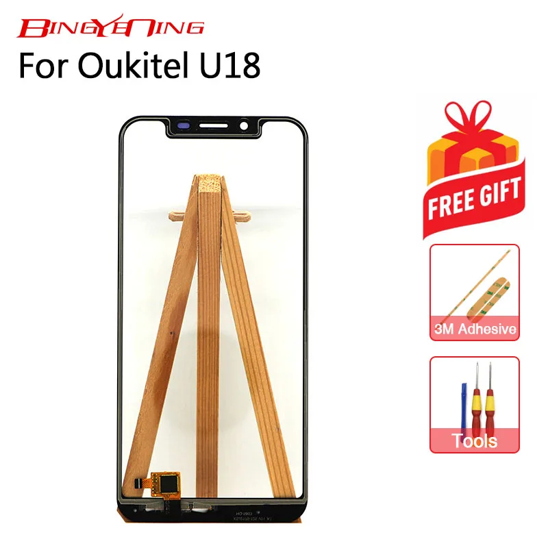 BingYeNing новый оригинальный для Oukitel U18 сенсорный экран панель идеальные запасные