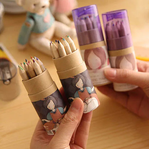 Профессиональные карандаши для рисования художников 12 видов цветов|pencil pencil|12