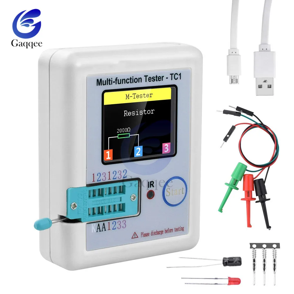 Фототранзистор измеритель емкости TFT диода триода LCR NPN PNP MOSFET резистор ЖК дисплей