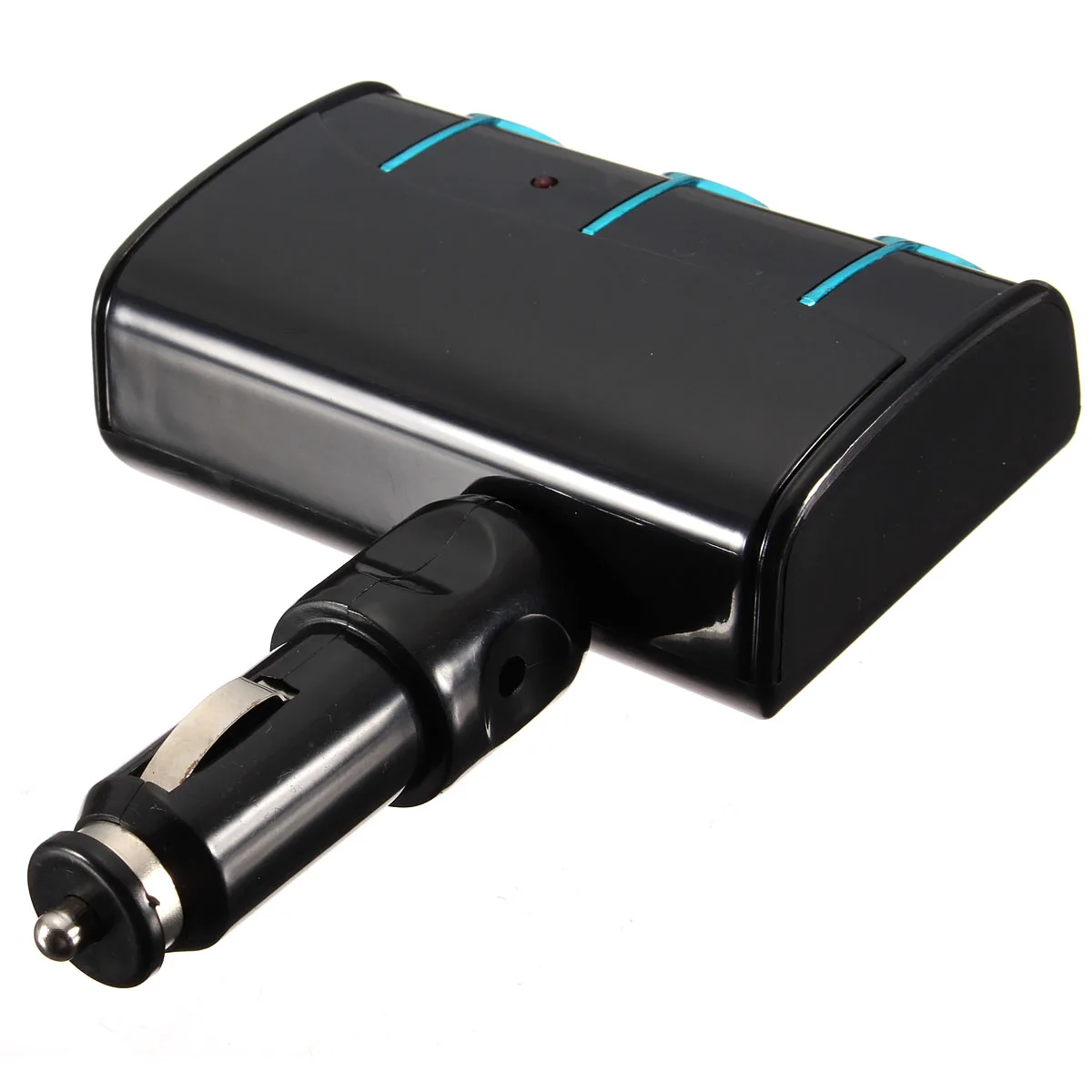 DC 12V/24V Triple 3 Way Splitter Car Truck Cigarette Lighter Socket Power Adapter Charger Power Adapter Accessories
