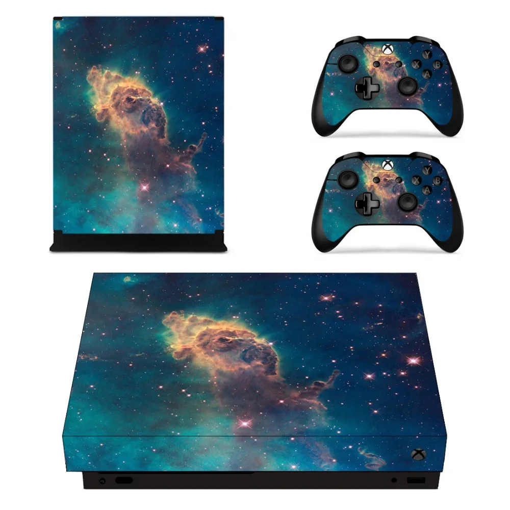 Наклейка звездное небо для Xbox One X наклейка скины наклейки на консоль контроллера