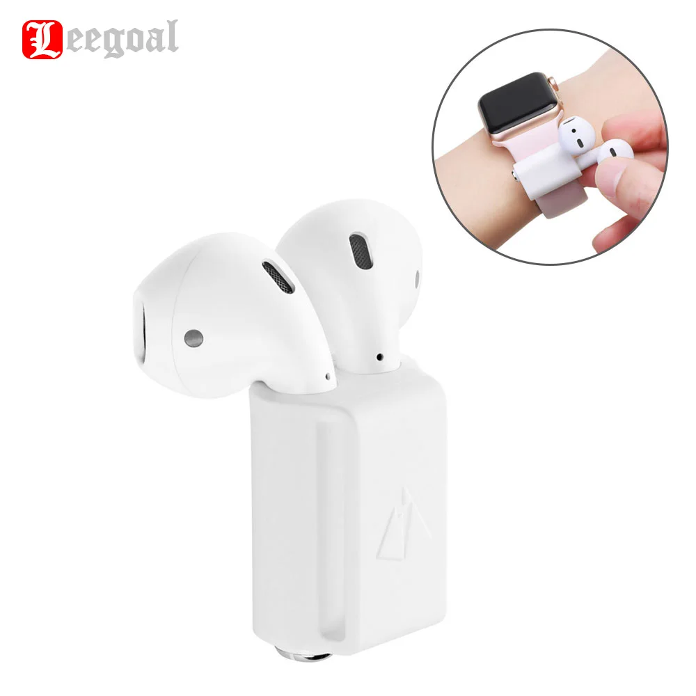 Leegoal силиконовый держатель с защитой от потери для AirPods Портативный Силиконовый
