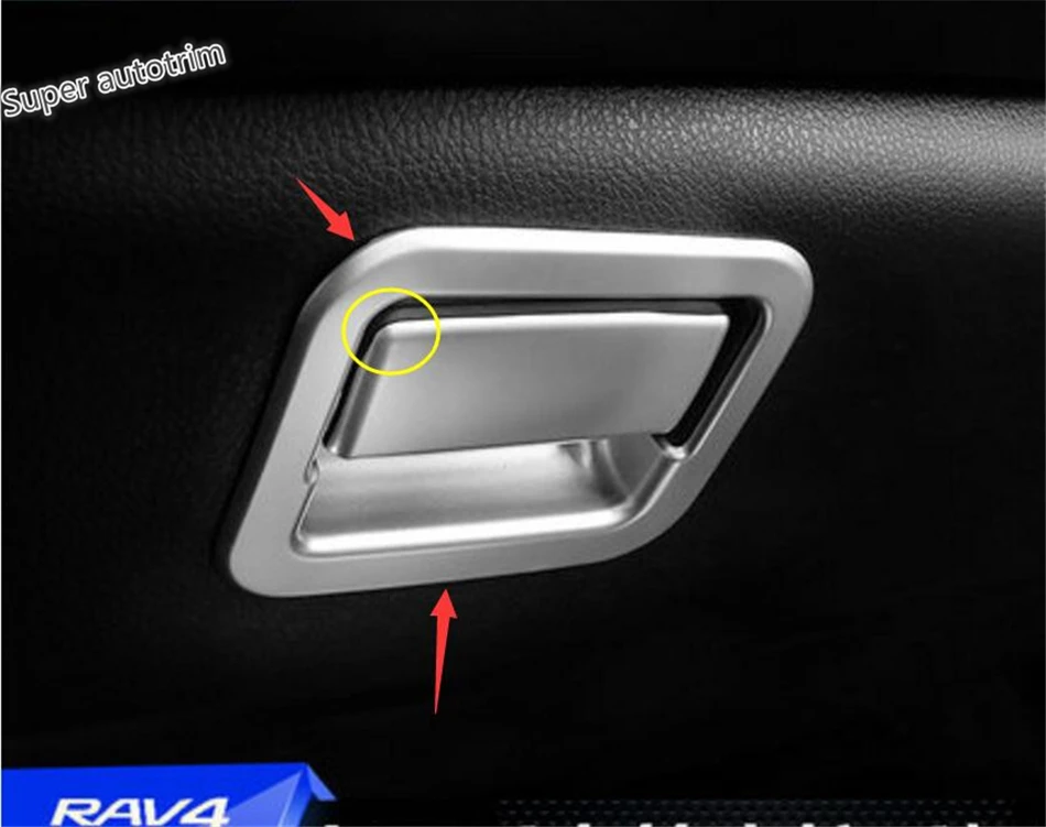2 шт. аксессуары для салона автомобиля TOYOTA RAV4 RAV 4 2016 2017 2018 ABS|rav 4|rav 2016sequin cover |