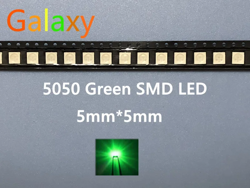 SMD Green PLCC-6 3-CHIPS 9000 MCD сверхярсветодиодный ОД высококачественные светоизлучающие