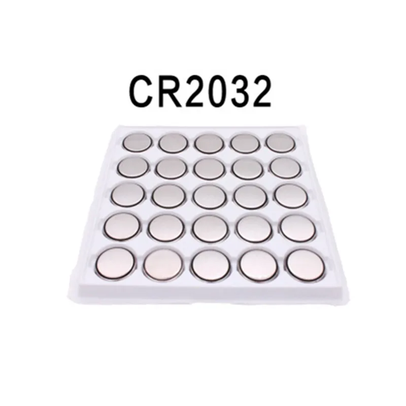 100 шт./лот CR2032 3V кнопочные батарейки для часов компьютера игрушек пультов