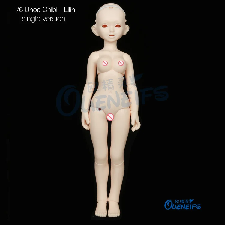 Single version Unoa Chibi Lilin BJD кукла 1/6 Dollfie мульти Лицевая панель Prim Спящая Подмигивающая озорная игрушка для девочки Лучший подарок на день рождения - Цвет: Single version