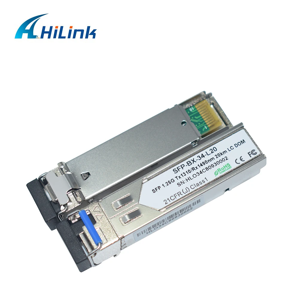 (1 30 пар) упаковка! 1 25G 1000Base Bidi 1310nm/1490nm 20km SFP LC/SC коннектор|Оптоволоконное
