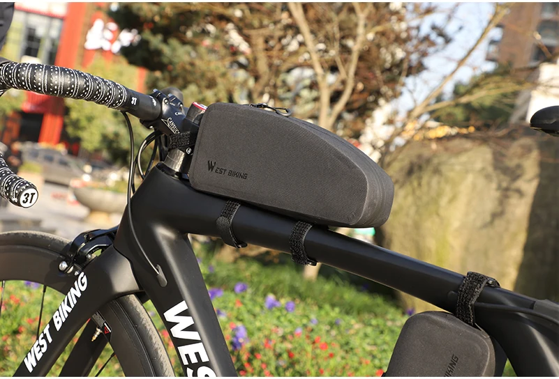 WEST BIKING, полностью водонепроницаемые велосипедные сумки, велосипедная каркасная сумка, размер S/M, MTB, для горной дороги, велосипедная сумка для хранения, для велосипеда, Передняя верхняя труба