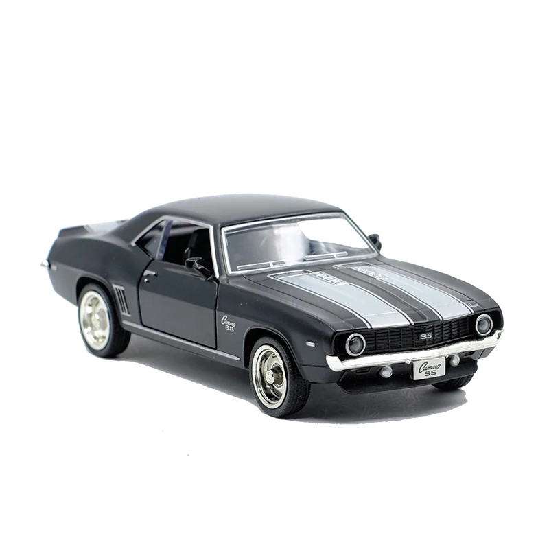 RMZ CITY 1:36 Camaro SS 1969 CoolBlack сплав литье под давлением модель автомобиля игрушка с