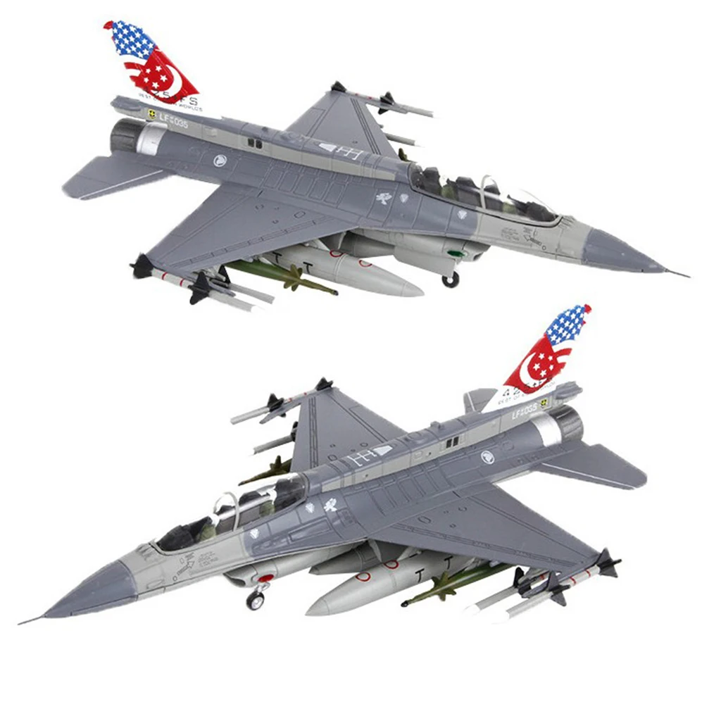 1/72 Diecast Fighter Jet F16D Боевой сокол самолет модель здания для домашнего офиса