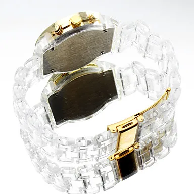 Мужская пластика джойстик кварцевые наручные часы ( белый )|quartz watch pink|watch stonequartz