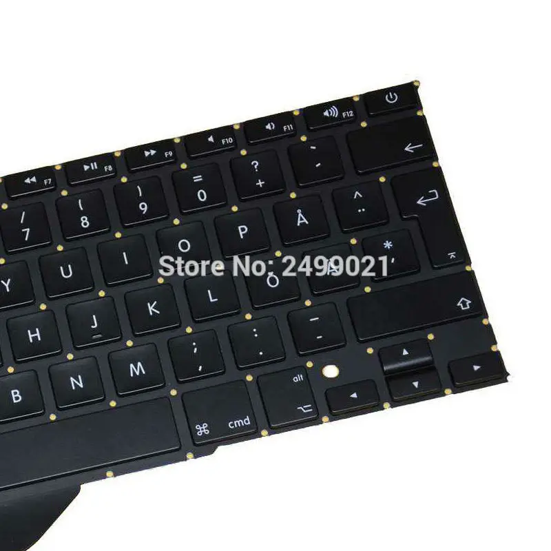 Новая для Macbook Pro Retina 15 &quotA1398 Швеция клавиатура SD замена шведской клавиатуры |