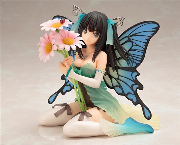 Leaves Tony Fairy Butterfly Daisy With Beautiful Flower Sitting Position Action Toy Figures Japanese Anime Collectible Figurines | Игрушки и