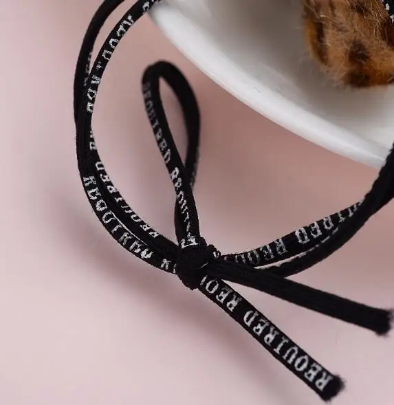 F 59 леопардовая резинка для волос с шариком обруч 2019 Лидер продаж модная женская