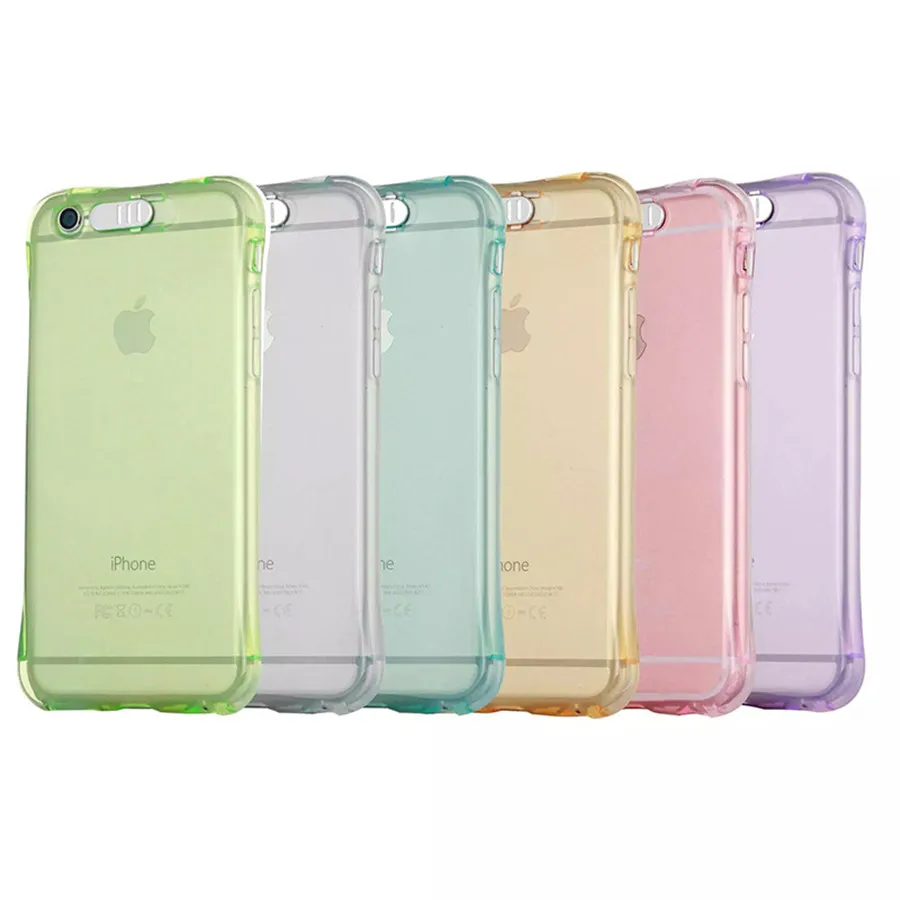 Светодиодная вспышка напоминание входящий вызов ТПУ чехол для iPhone 5 5S SE 6 6S 7 8 Plus X