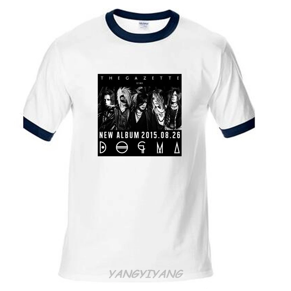 Футболка The Gazette Dogma Japan Metal Rock Band черная мужская летняя модная футболка футболки с