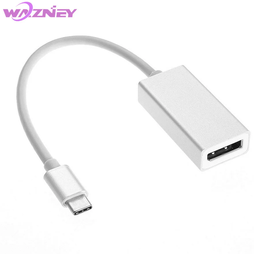 USB C type адаптер для дисплея 3 1 DP опора переходника 4 K UHD 1080 P Macbook Pro 2015/2016/2017| |