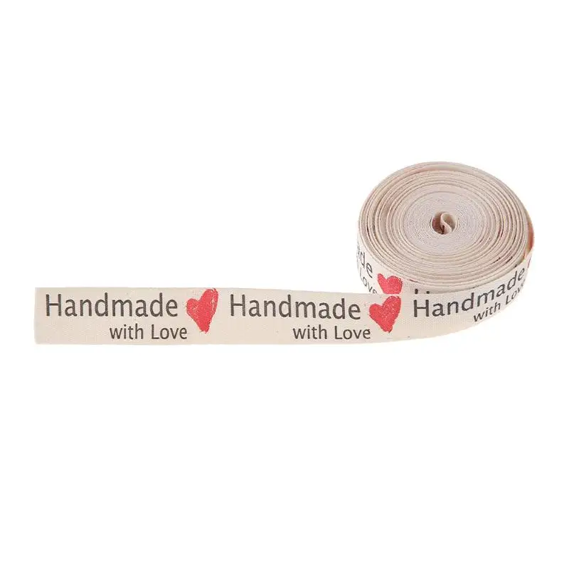 5 дюймов 10 ярдов лента для шитья одежды ширина 15 мм|clothing labels|handmade clothing labelsclothing label