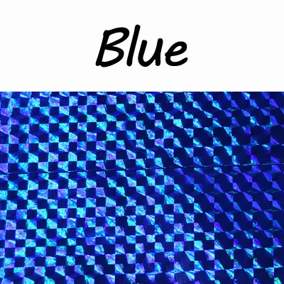 6PCS Blue ICERIO, 6 шт., 10*20 см, Голографическая клейкая пленка, вспышка, лента для изготовления приманки, для завязывания мушек, материал, металл, жесткие приманки, цветные наклейки - Цвет: 6PCS Blue