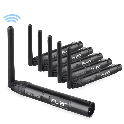 1T5R ALIEN DMX512 беспроводной контроллер приемник передатчик 2,4G ISM Dif Расстояние связи 300 м для сцены Par DJ диско бар огни - Цвет: 1T5R